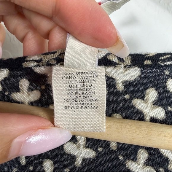 RAGA Black & Cream Boho Maxi Dress - Picture 6 of 12